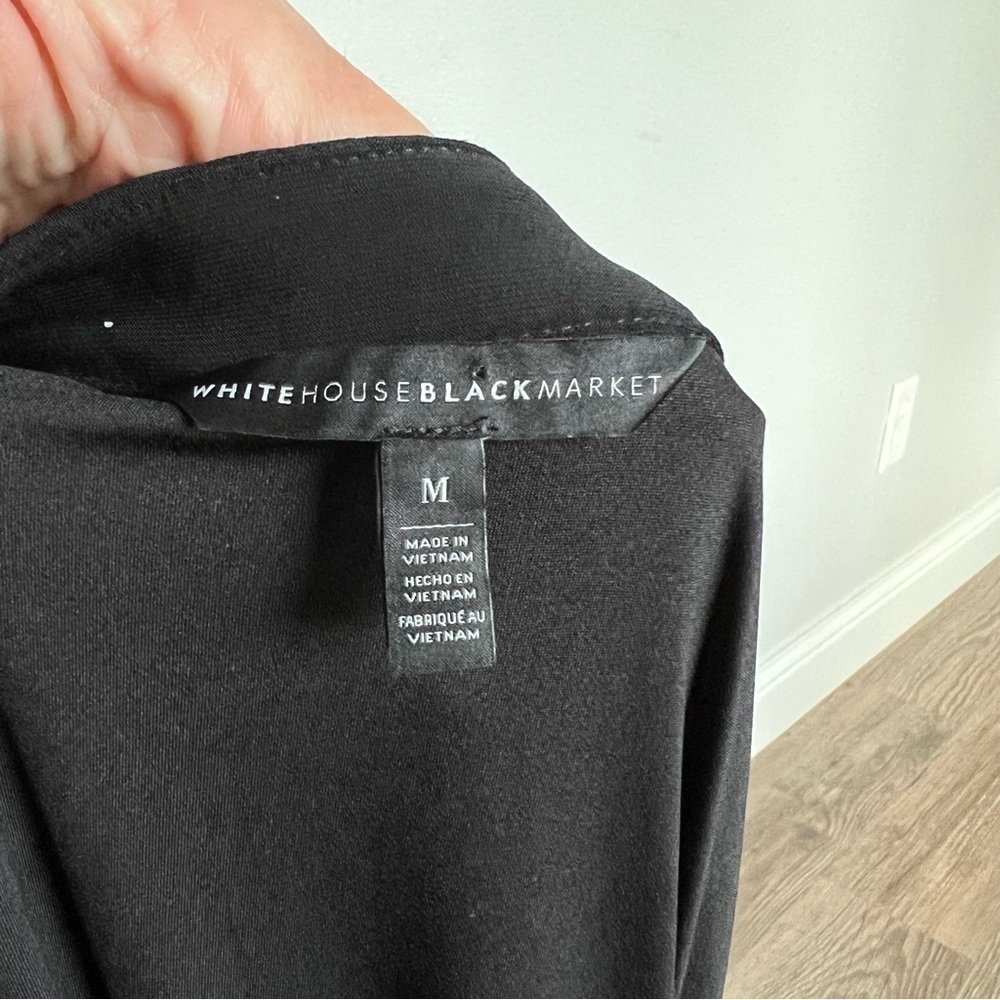 WHBM Slit Sleeve Embroidered Blouson Dress - Picture 7 of 8